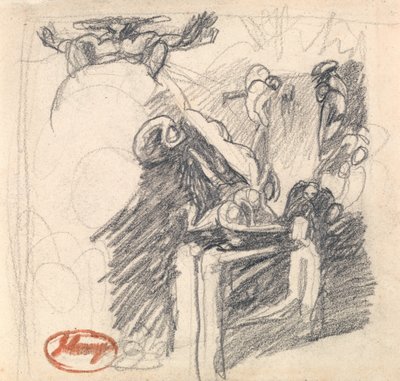 La tentación de Cristo de George Romney
